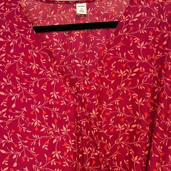 Old Navy Floral Wrap Dress - Picture 7 of 7